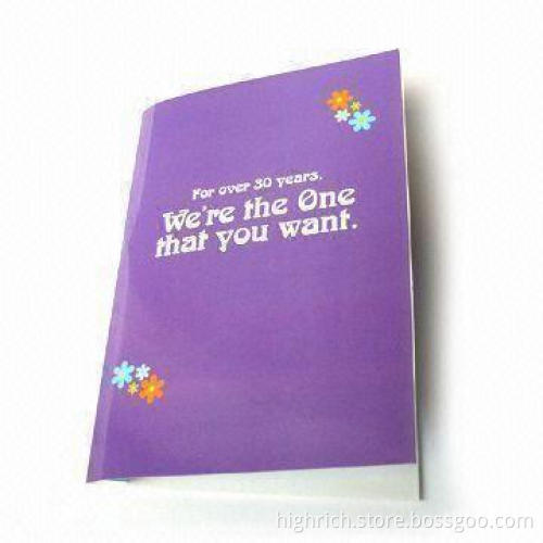 Musical Prerecorded Greeting Card with 250g White Paper Card Material, Applicable for Wedding